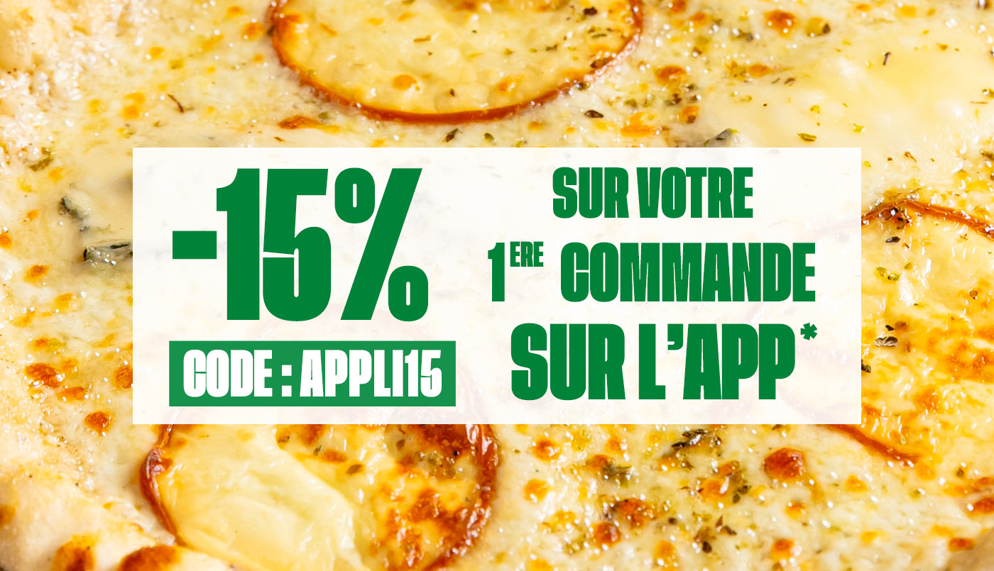 15% de remise sur la 1ère commande passée sur l'application Del Arte 15% de remise sur la 1ère commande passée sur l'application Del Arte