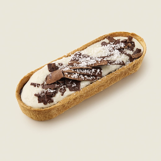 La fusette chocolat accompagnée de ses délicieux copeaux de noix de coco La fusette chocolat accompagnée de ses délicieux copeaux de noix de coco