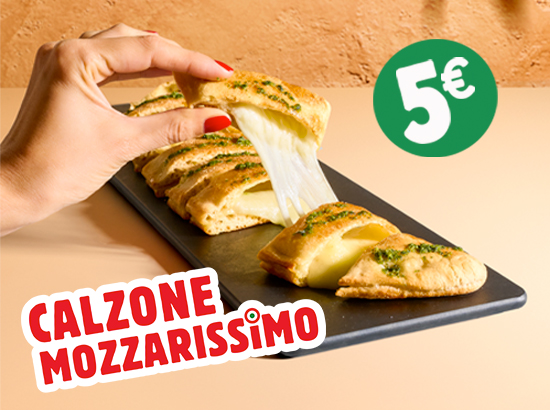 La Calzone Mozzarissimo à découvrir pendant La Dingueria chez Del Arte La Calzone Mozzarissimo à découvrir pendant La Dingueria chez Del Arte