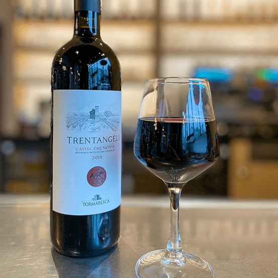 Verre de Trentangeli BIO - Pouilles (rouge)