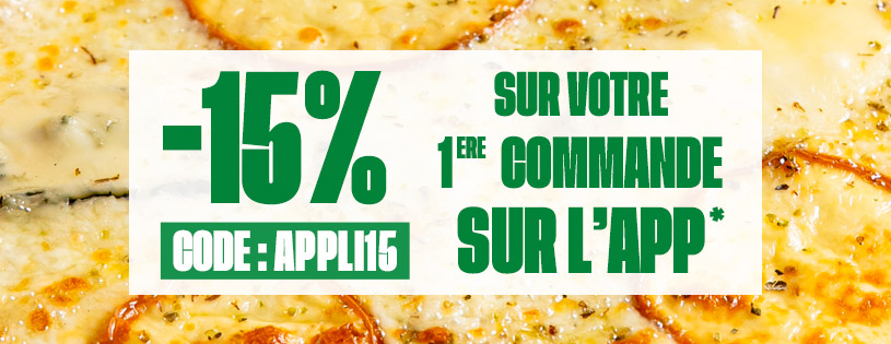 15% de remise sur la 1ère commande passée sur l'application Del Arte 15% de remise sur la 1ère commande passée sur l'application Del Arte