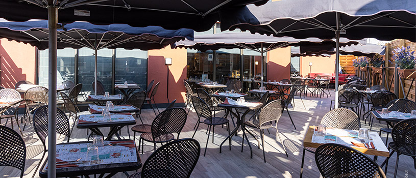 Profitez des terrasses de nos restaurants Del Arte Profitez des terrasses de nos restaurants Del Arte