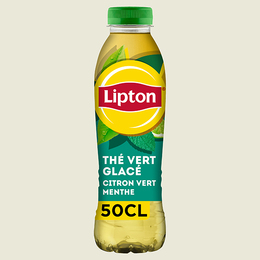 Lipton® Thé Vert Tea Citron Vert Menthe 50 cl Lipton® Thé Vert Tea Citron Vert Menthe 50 cl