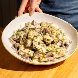 Paccheri funghitufo Paccheri funghitufo